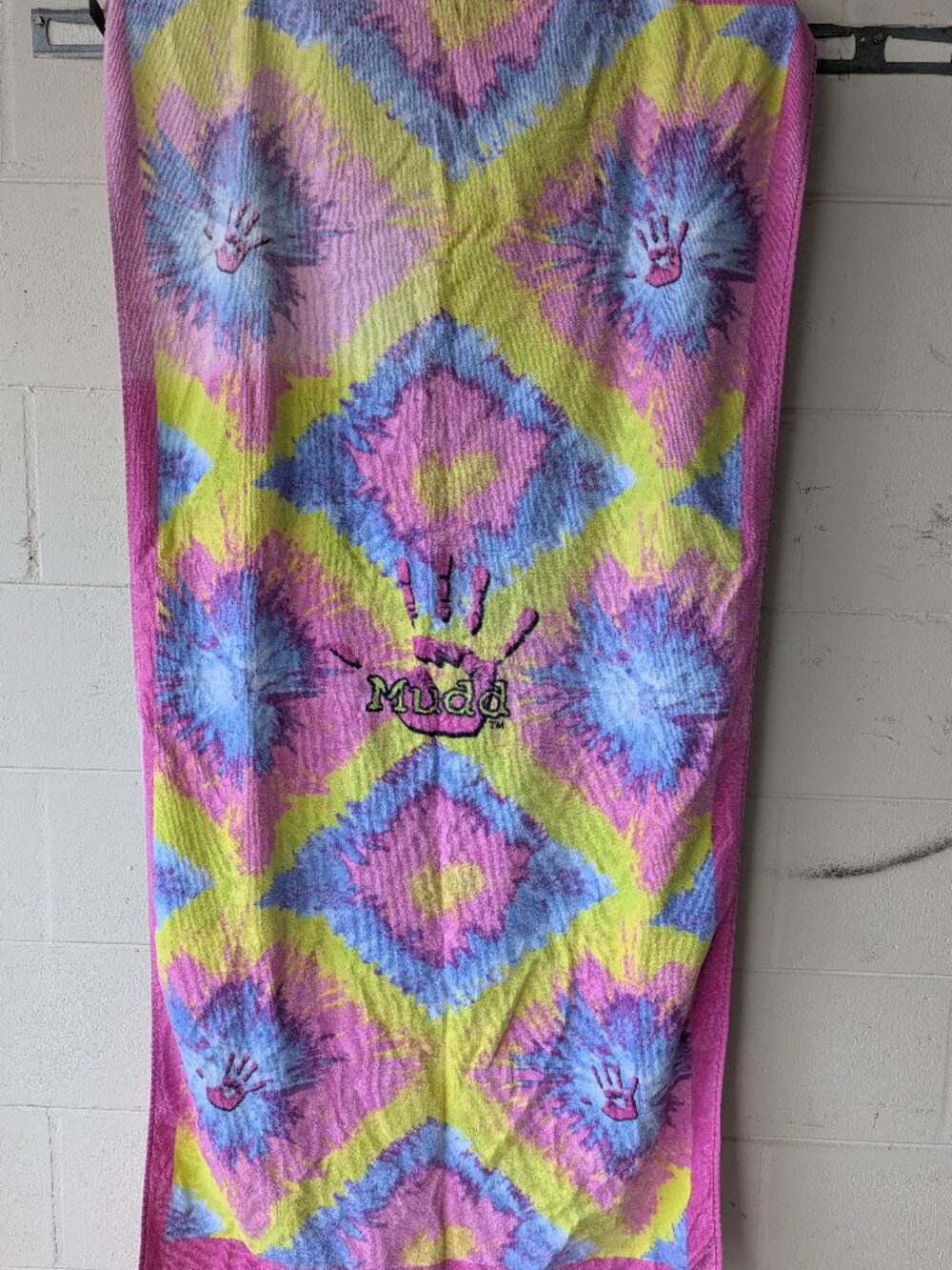 Vintage Mudd brand Tie-Dye Beach Towel
